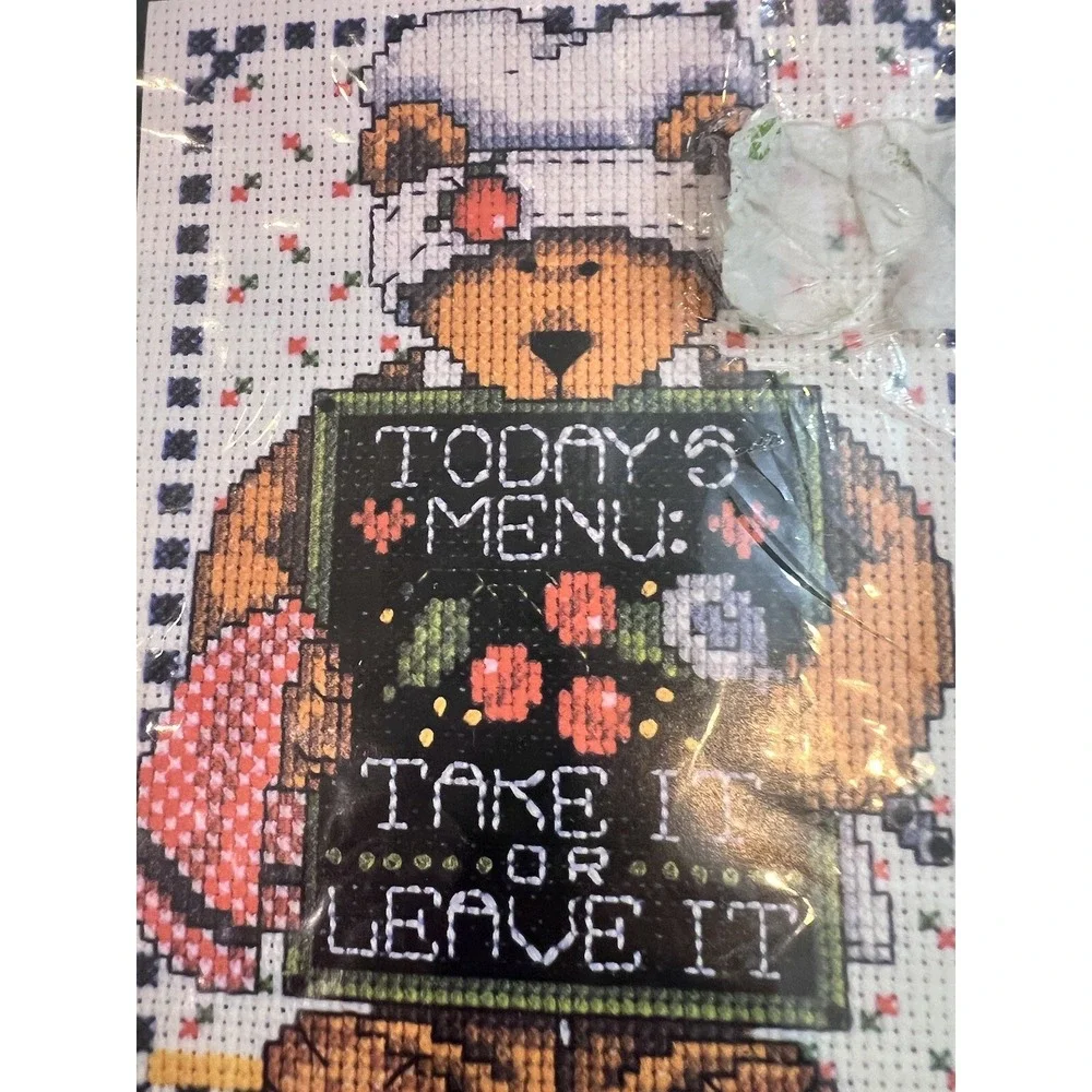 Design Works Crafts Cross Stitch Kit Today's Menu Take It Or Leave It New